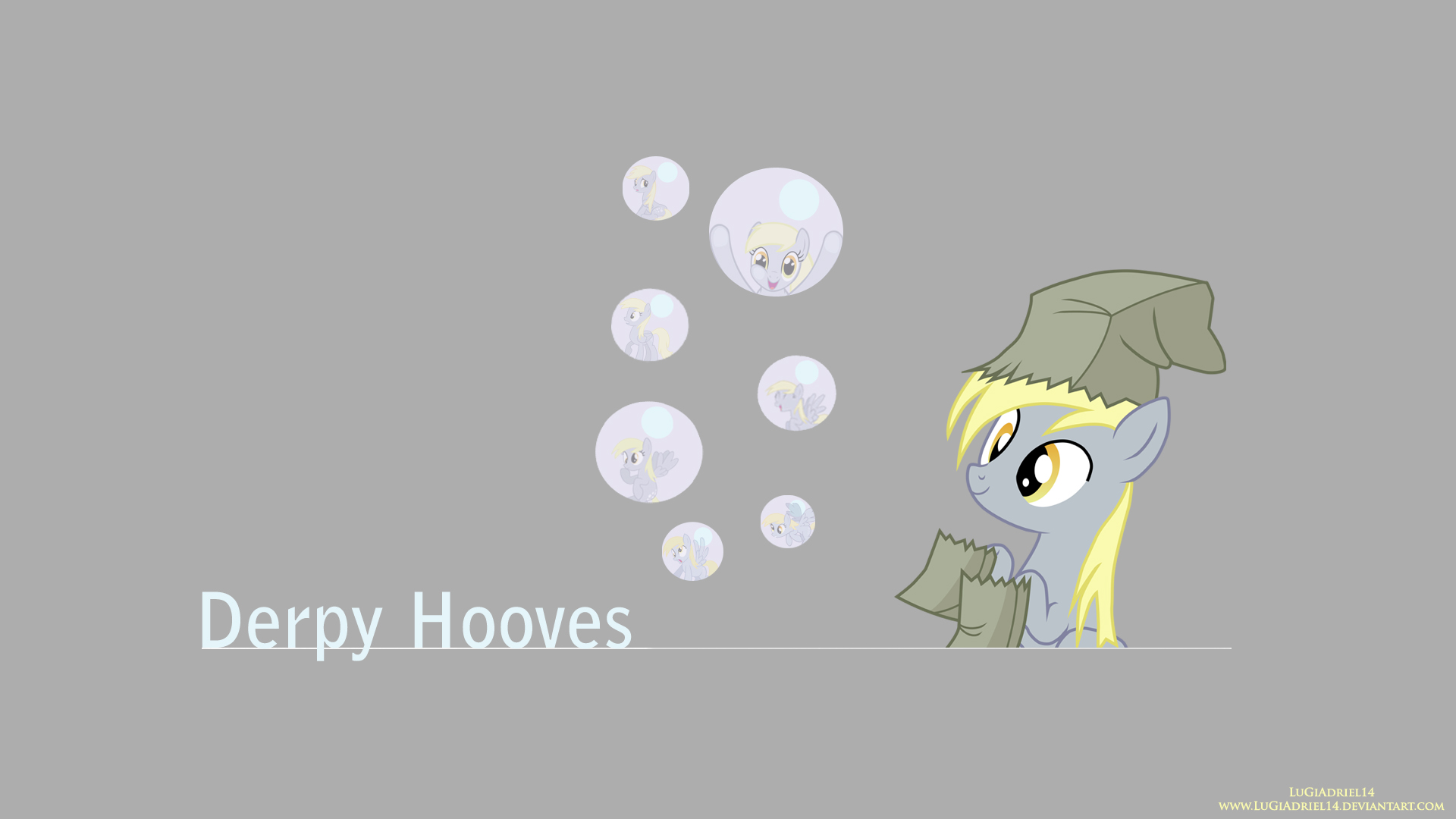 Derpy in Bubbles by Blackm3sh, Calumoninc, CptOfTheFriendship, LuGiAdriel14, mandydax, MisterLolrus, RegolithX, Spaceponies and Yukitoshii