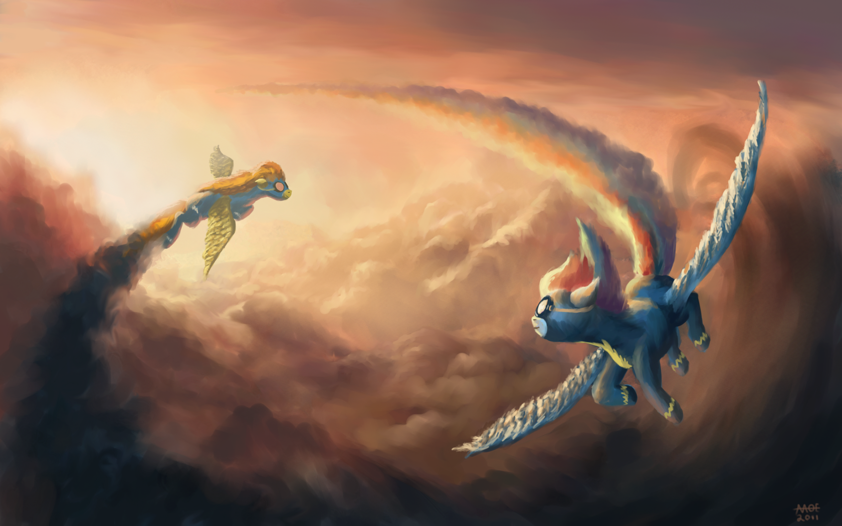 Rainbow Dash Spitfire Wonderbolts by Moe