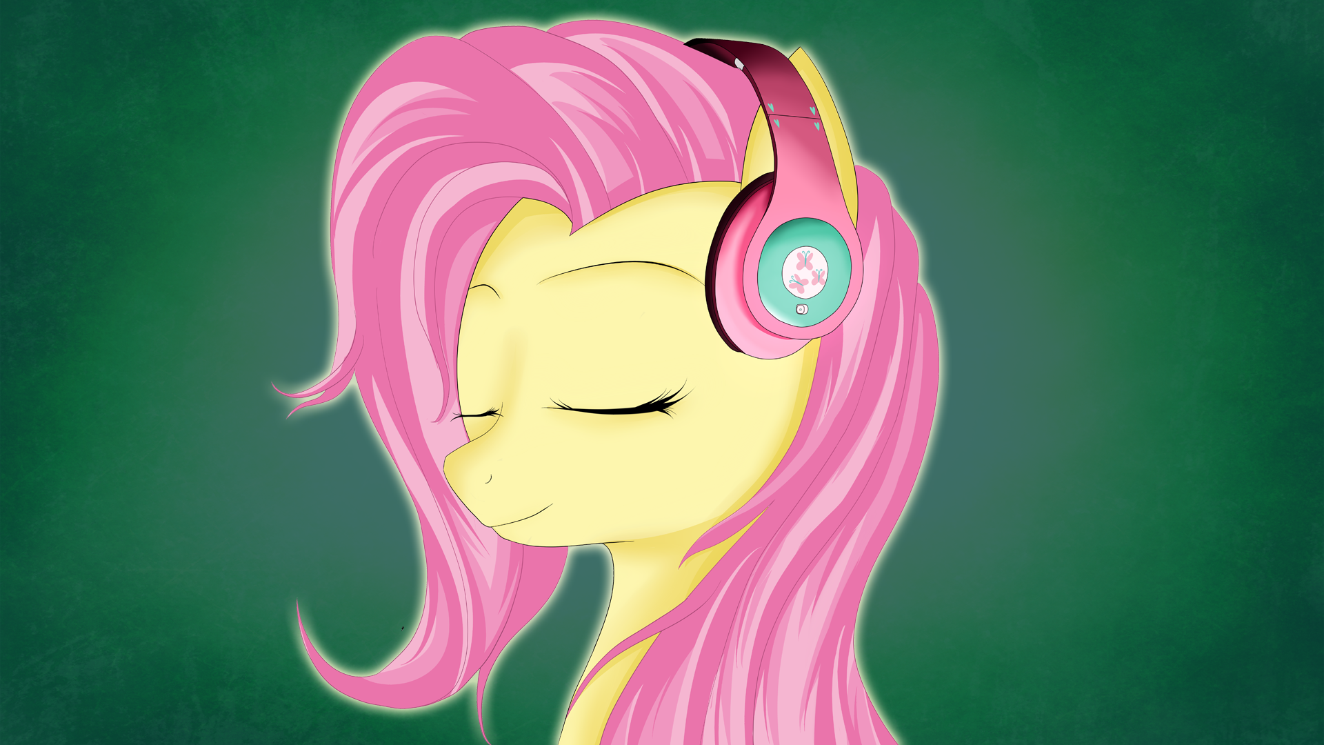 Fluttershy Headphones by Skardan and Winterrrr