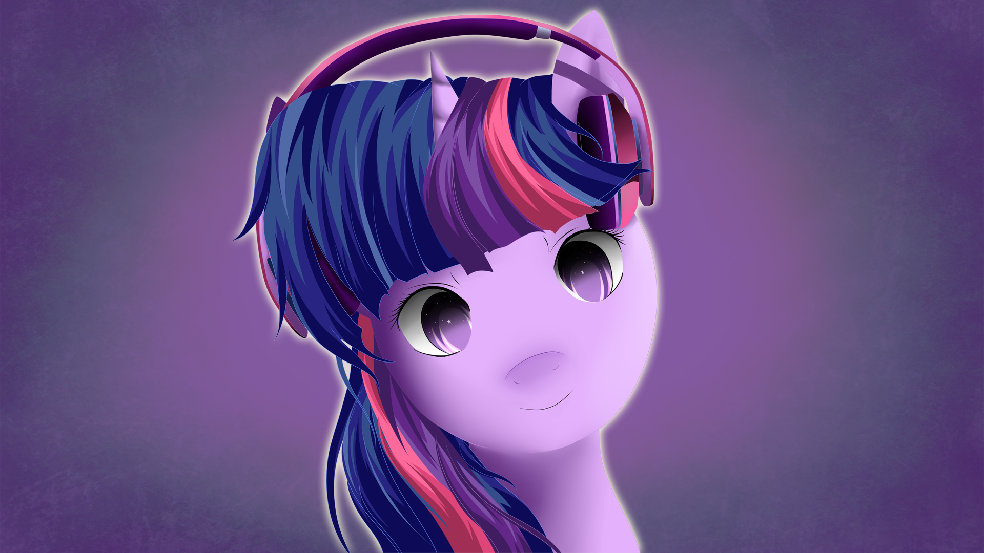 Twilight Sparkle Headphones by Skardan and Winterrrr