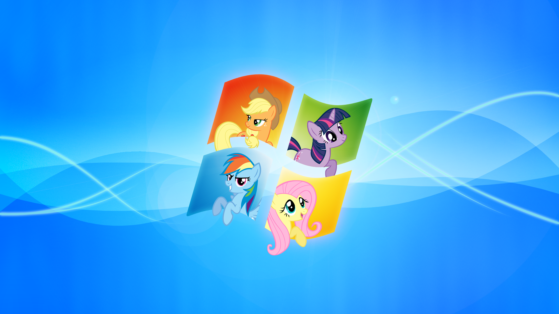 Windows My Little Pony Wallpaper by piranhaplant1