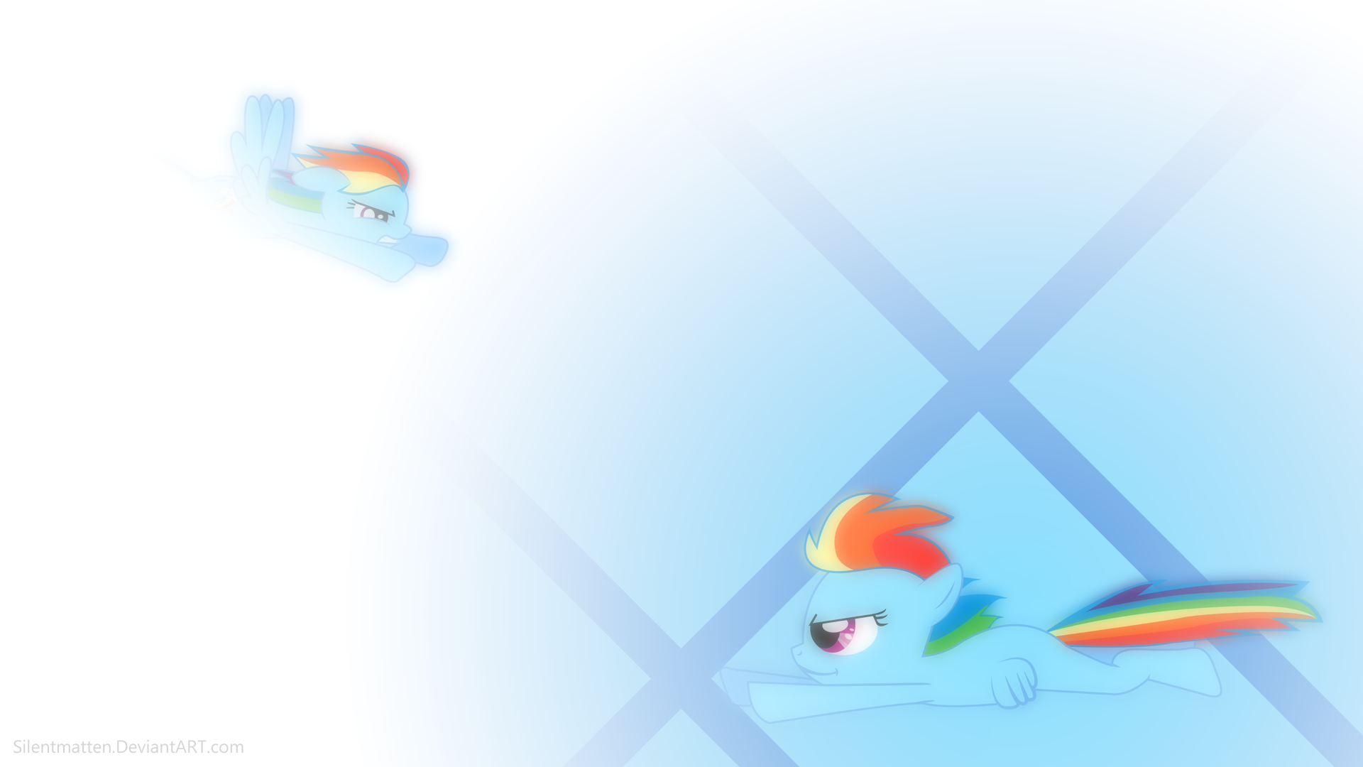 Filly Rainbow Dash Wallpaper \=/ Re-Make by Silentmatten