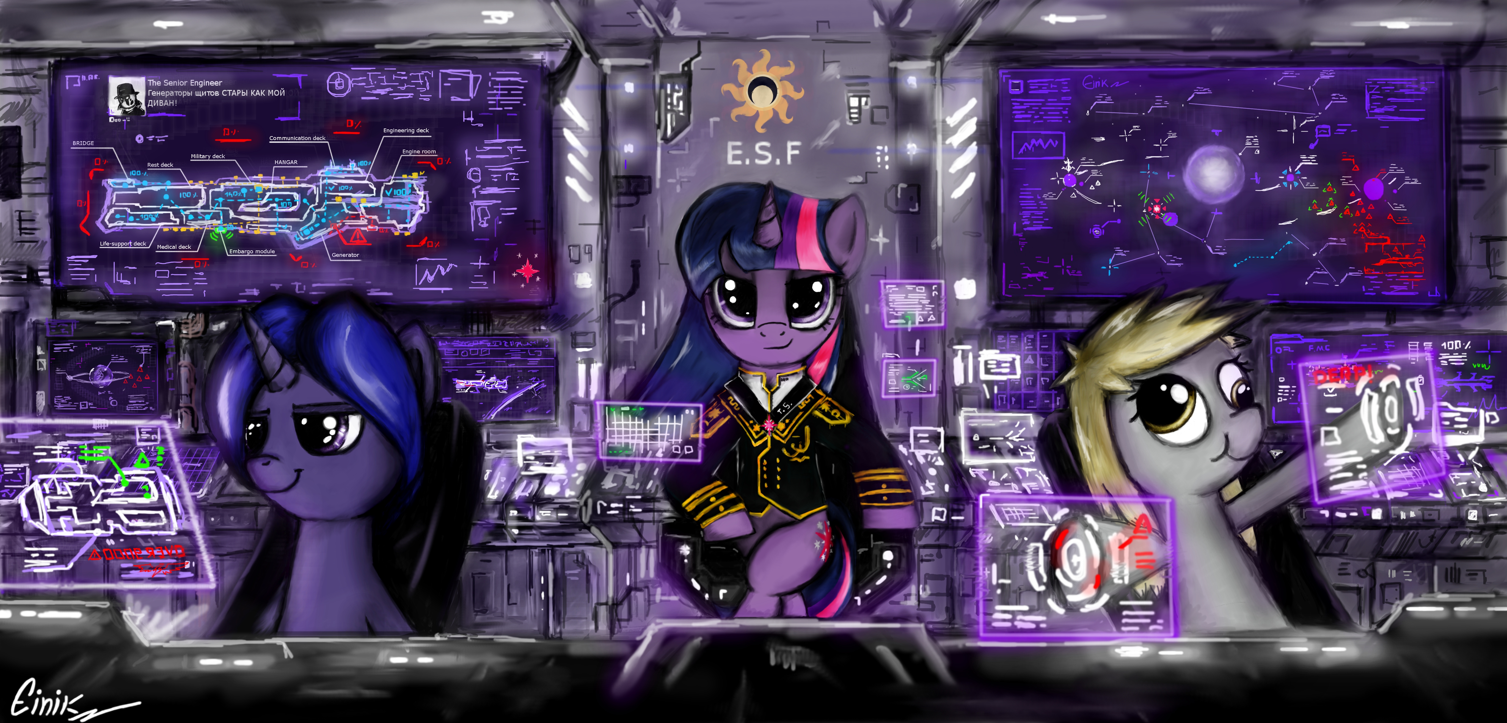 EQUESTRIA SPACE FORCE by Einik