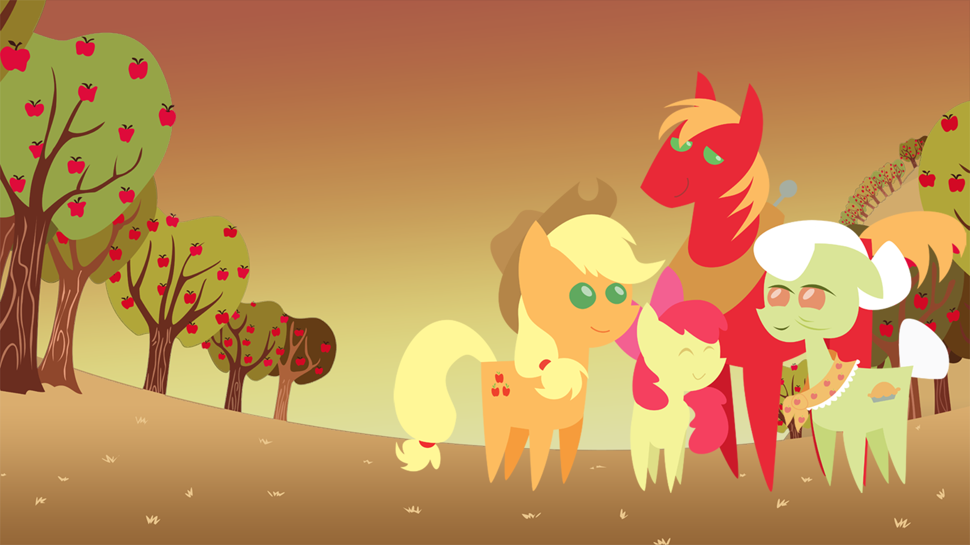 Apple Family Best Friends Forever by Secret-Asian-Man