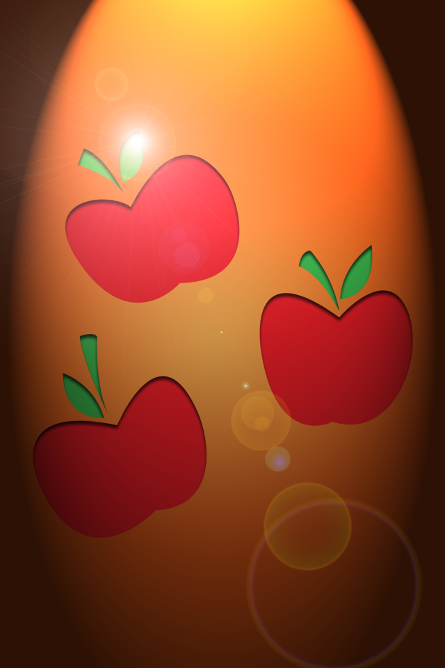 Applejack Ipod/Iphone Wallpaper by Silentmatten