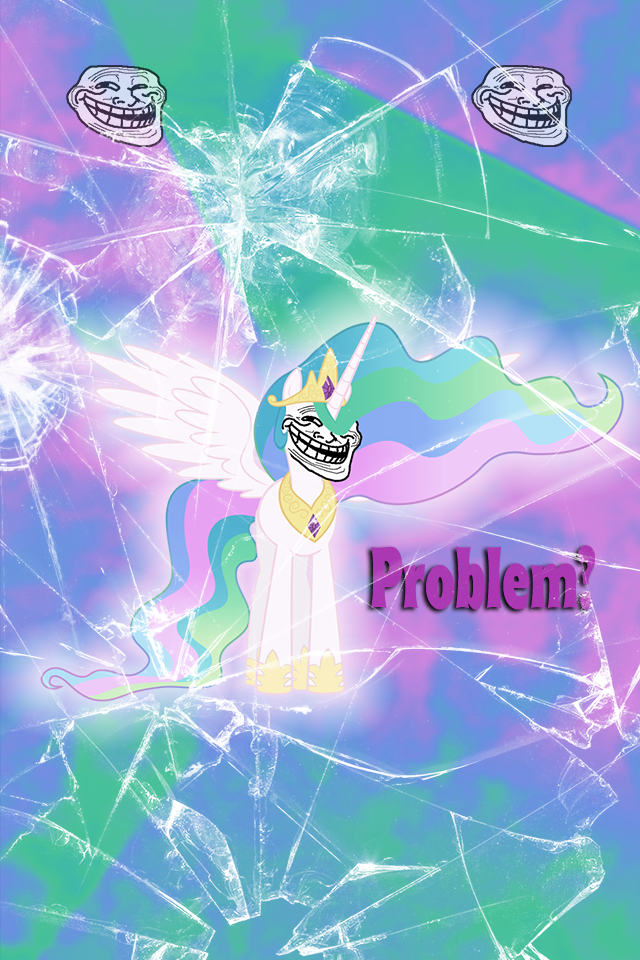 Trollestia Iphone BG by Tecknojock