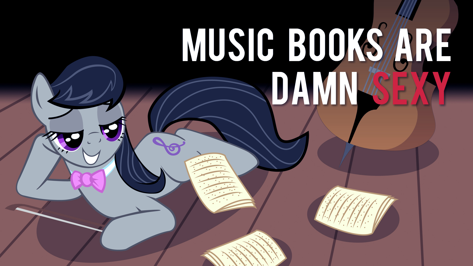 She reads (music) all day by PluckyNinja