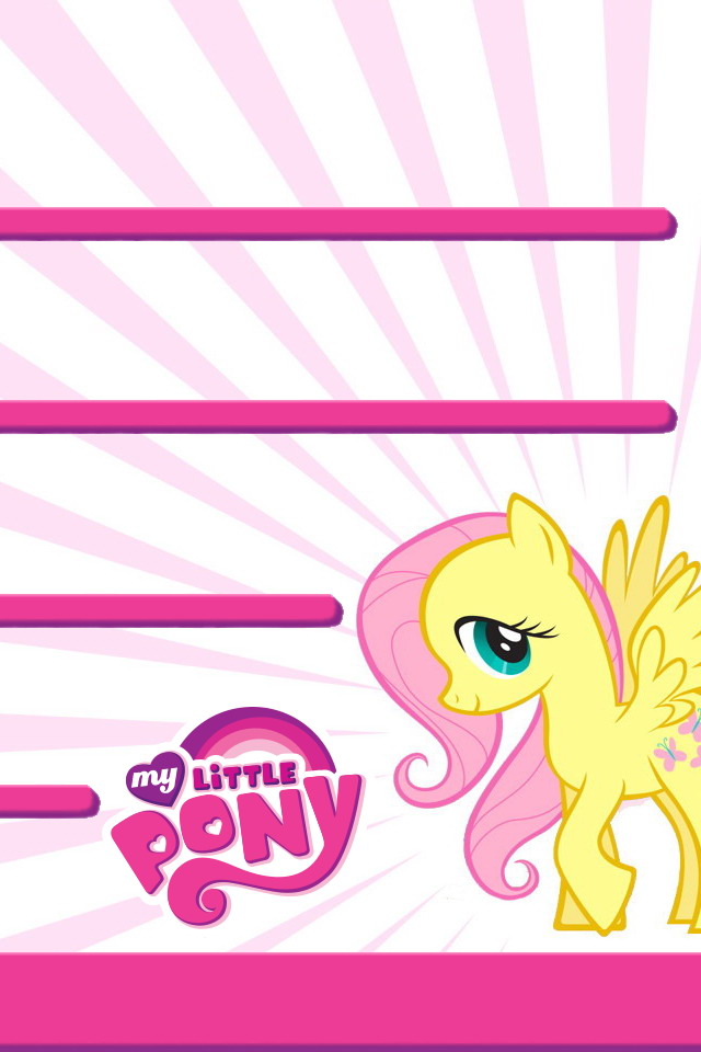 Fluttershy iPhone Background by epicgrace