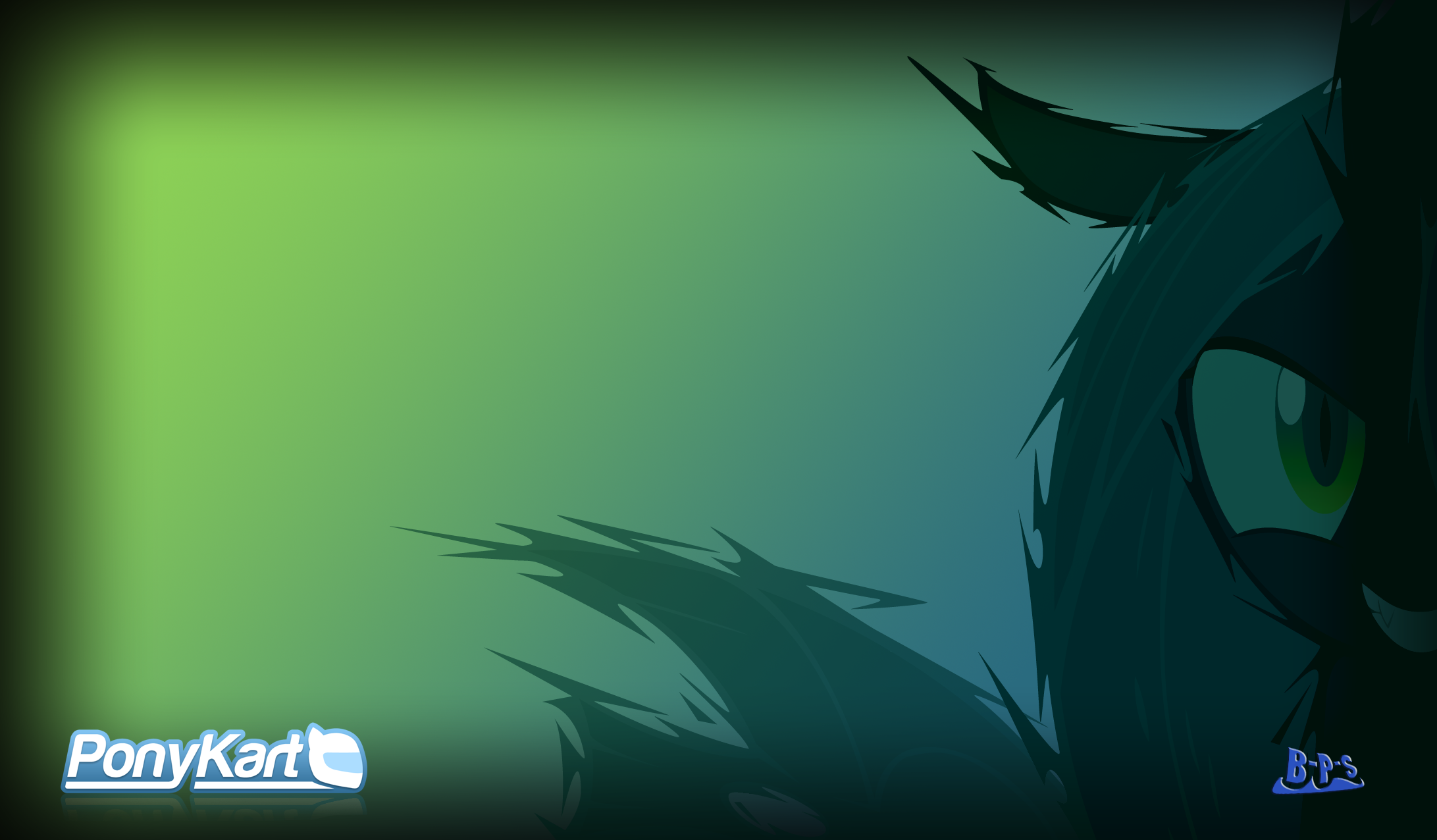 PonyKart Chrysalis Wallpaper by Blue-Paint-Sea