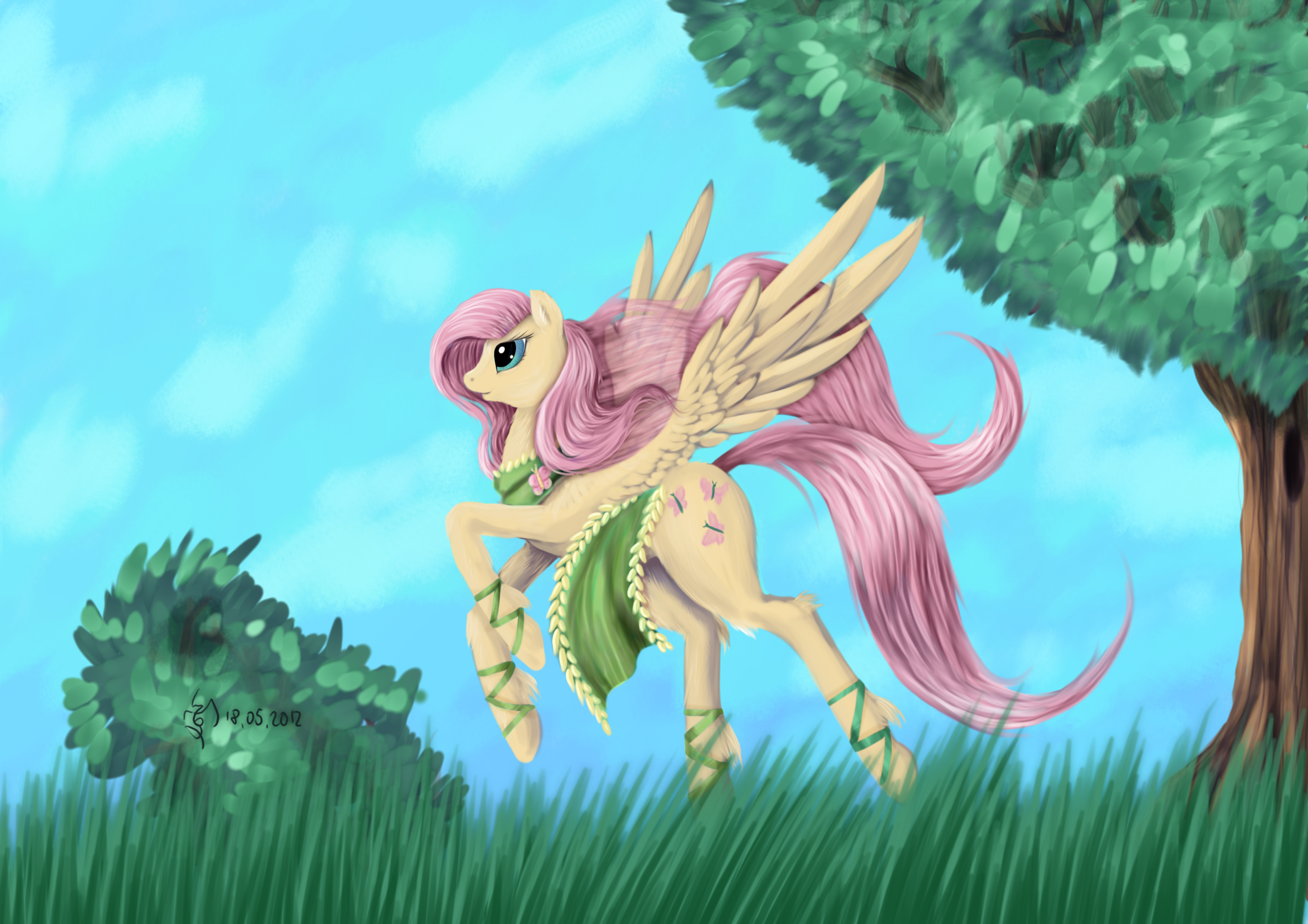 Fluttershy by Dalagar