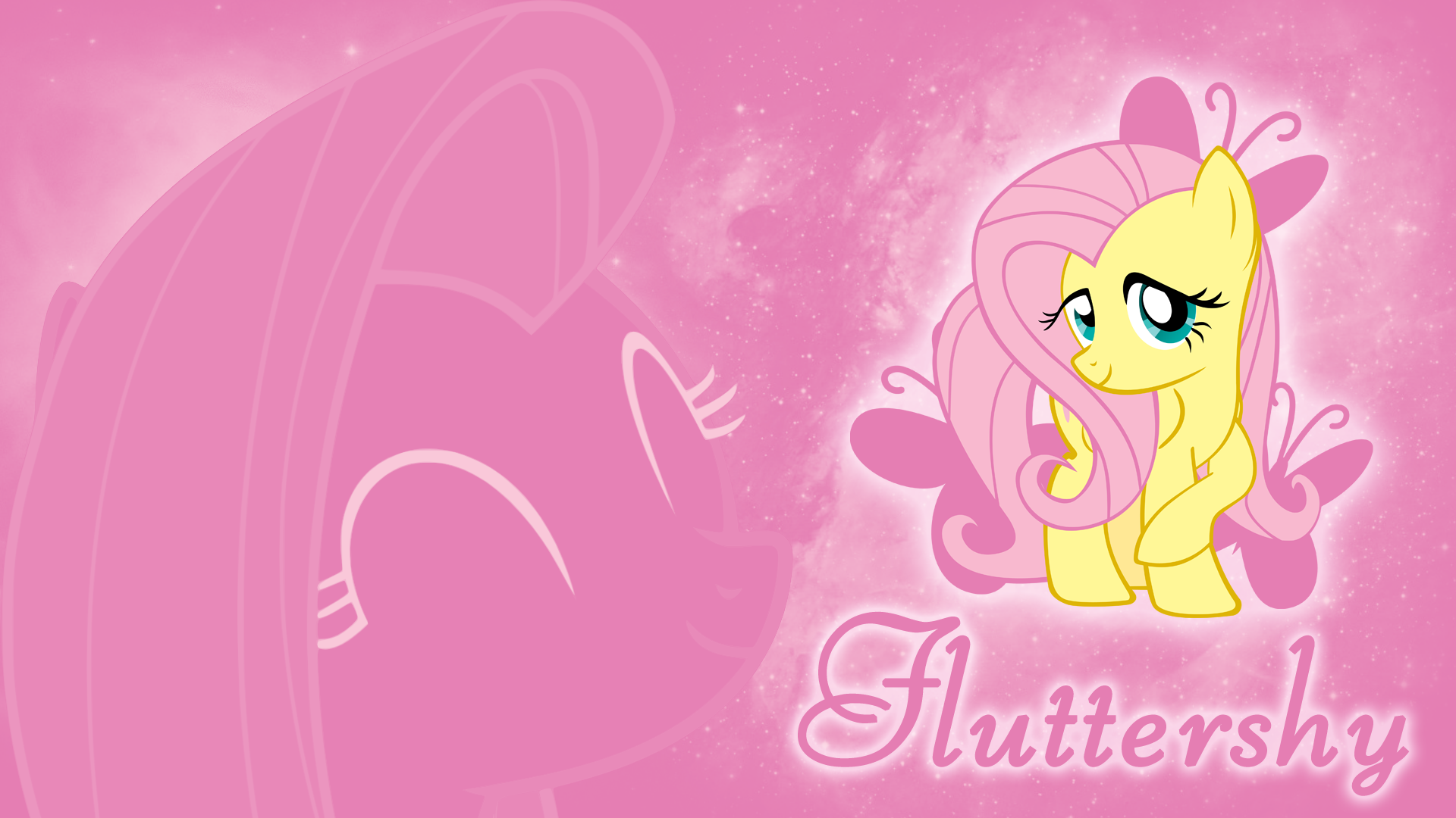 Shyness is Kindness - Fluttershy Wallpaper by cradet