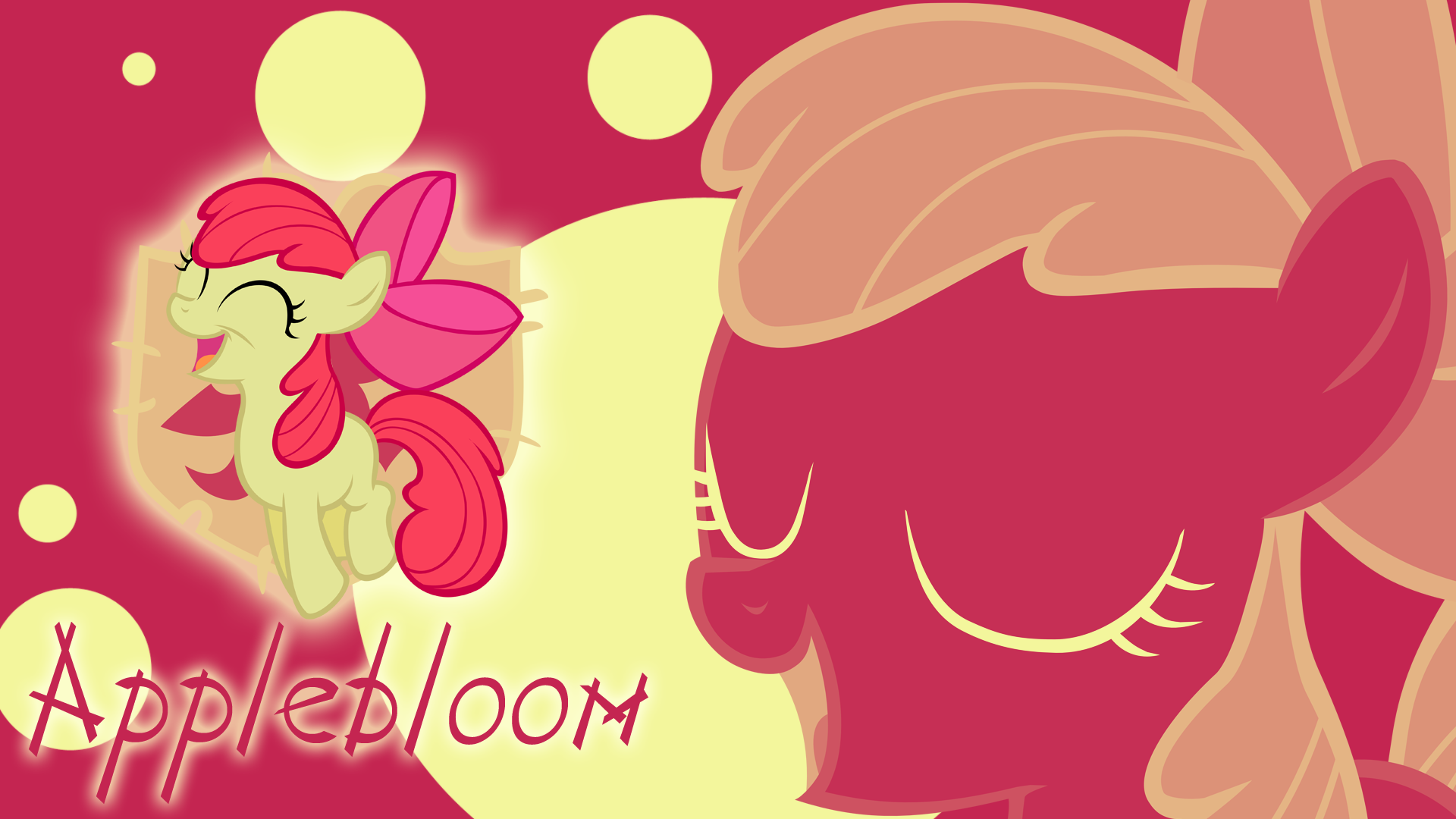 The Smartest one - Applebloom Wallpaper by cradet