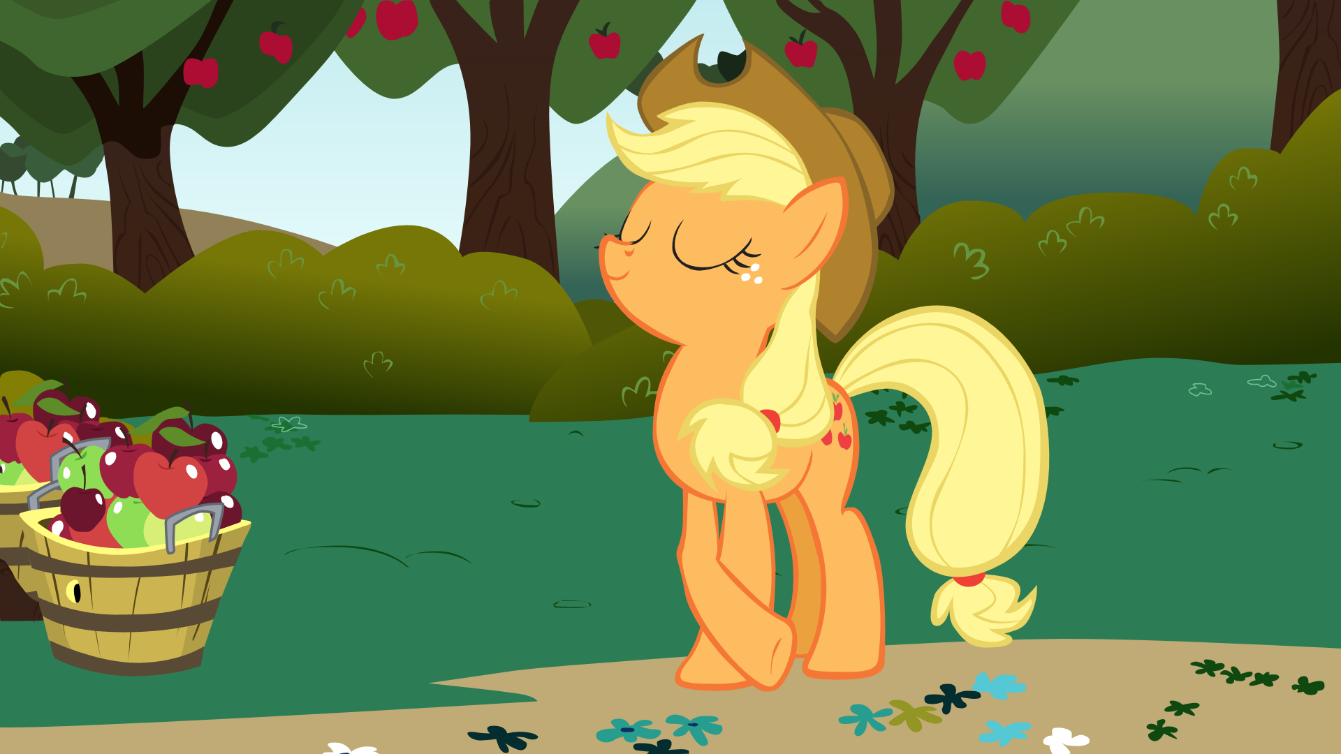 Applejack on the Farm by ShelltoonTV