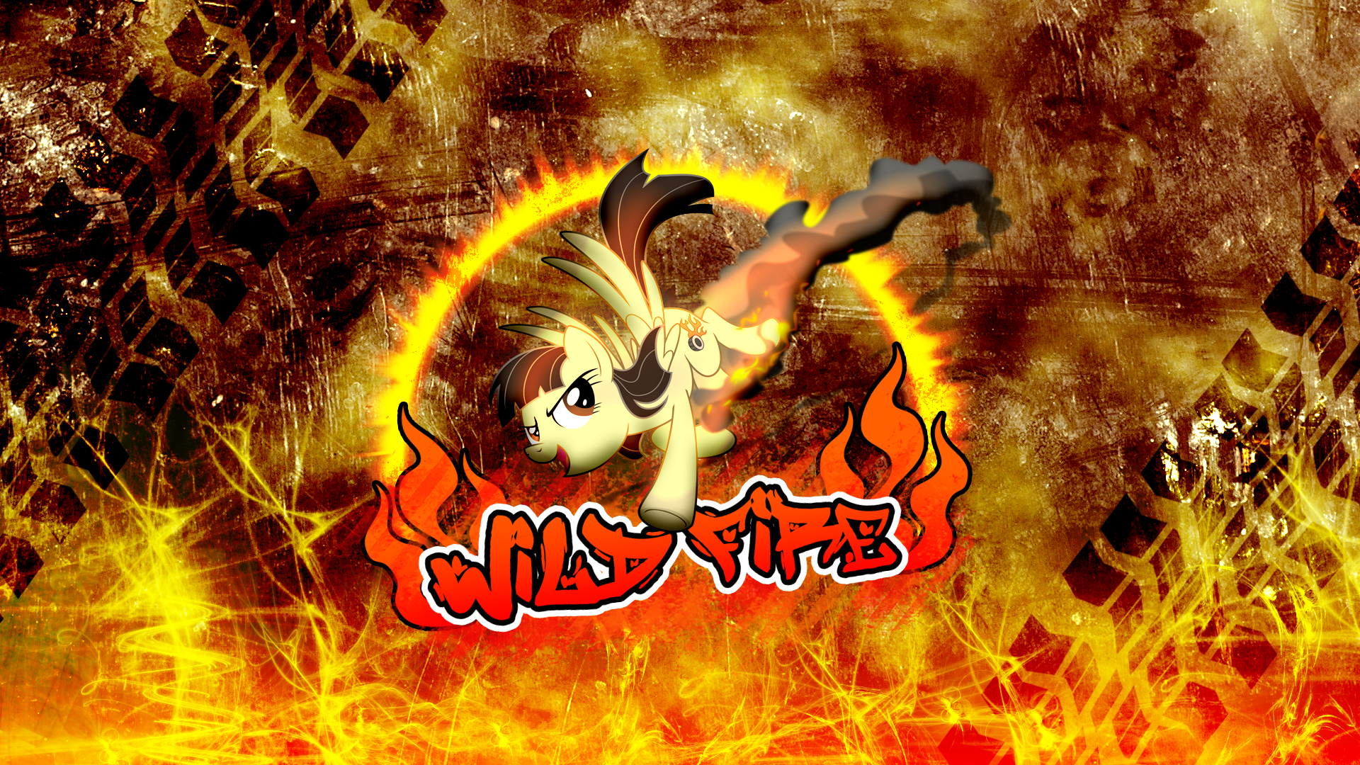 B-Day: Wild Fire Wallpaper by Equestria-Prevails and M24Designs
