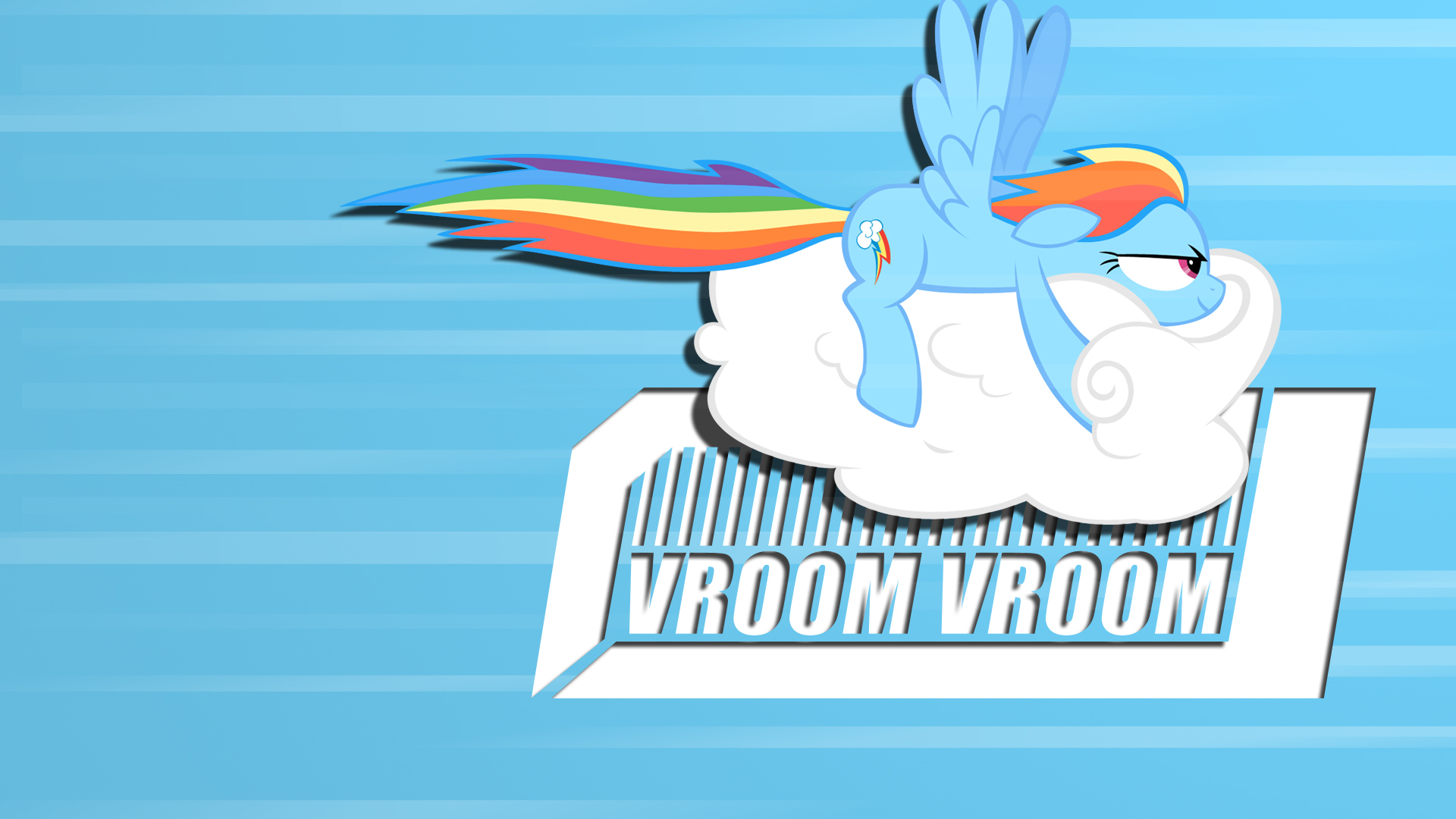 MLP - Rainbow Dash Wallpaper by OmgKlint