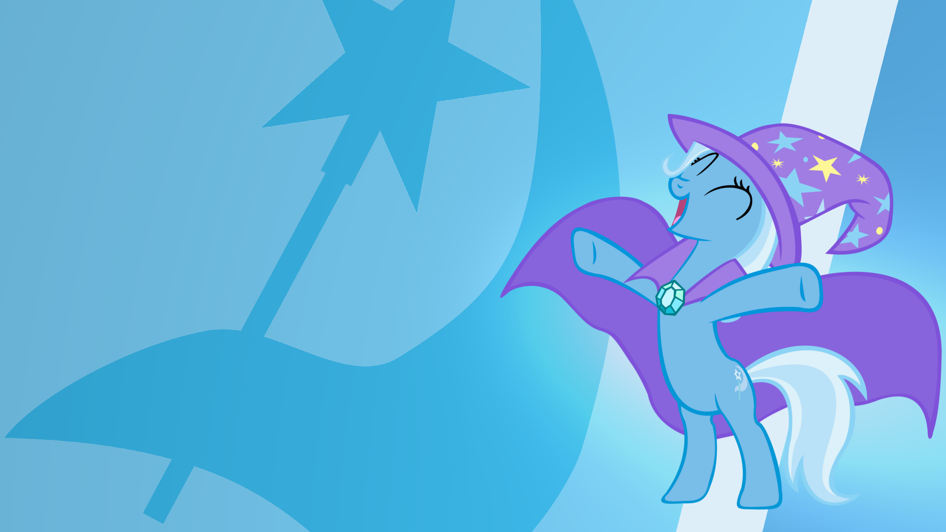 Trixie Gradient Wallpaper by RDbrony16