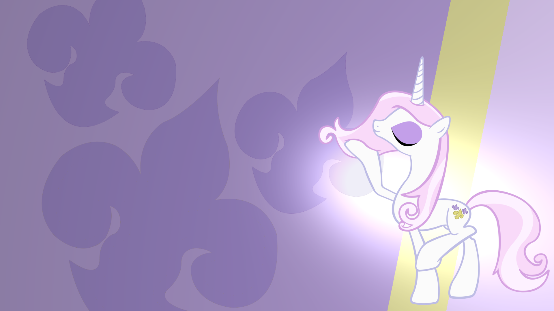 Fleur De Lis Gradient Wallpaper by RDbrony16