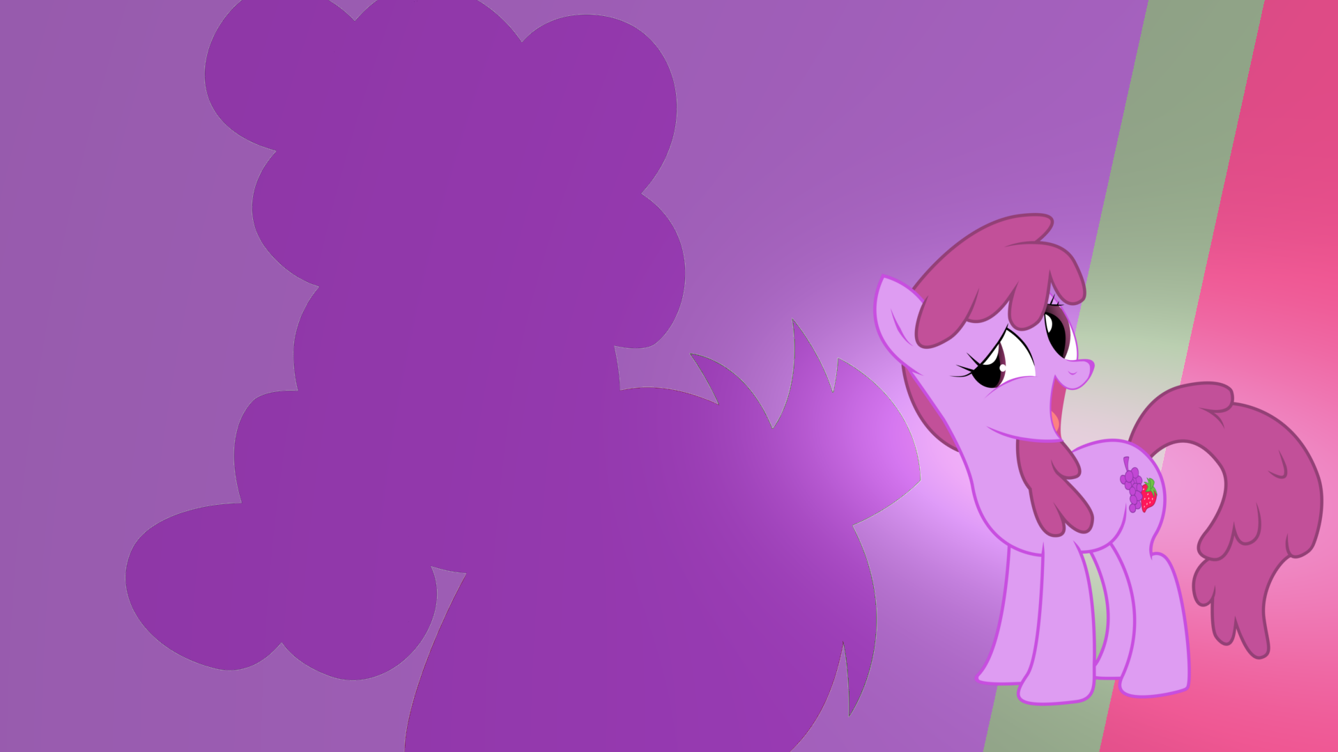 Berry Punch Gradient Wallpaper by RDbrony16