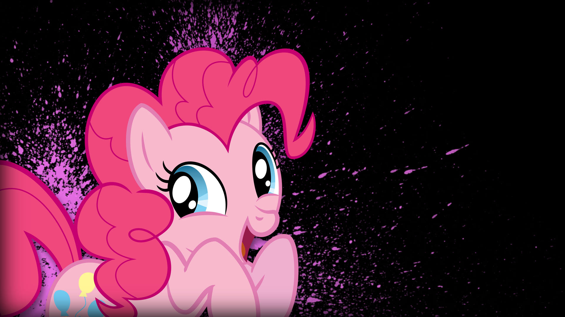 Singing Pinkie Wallpaper by TwopennyPenguin