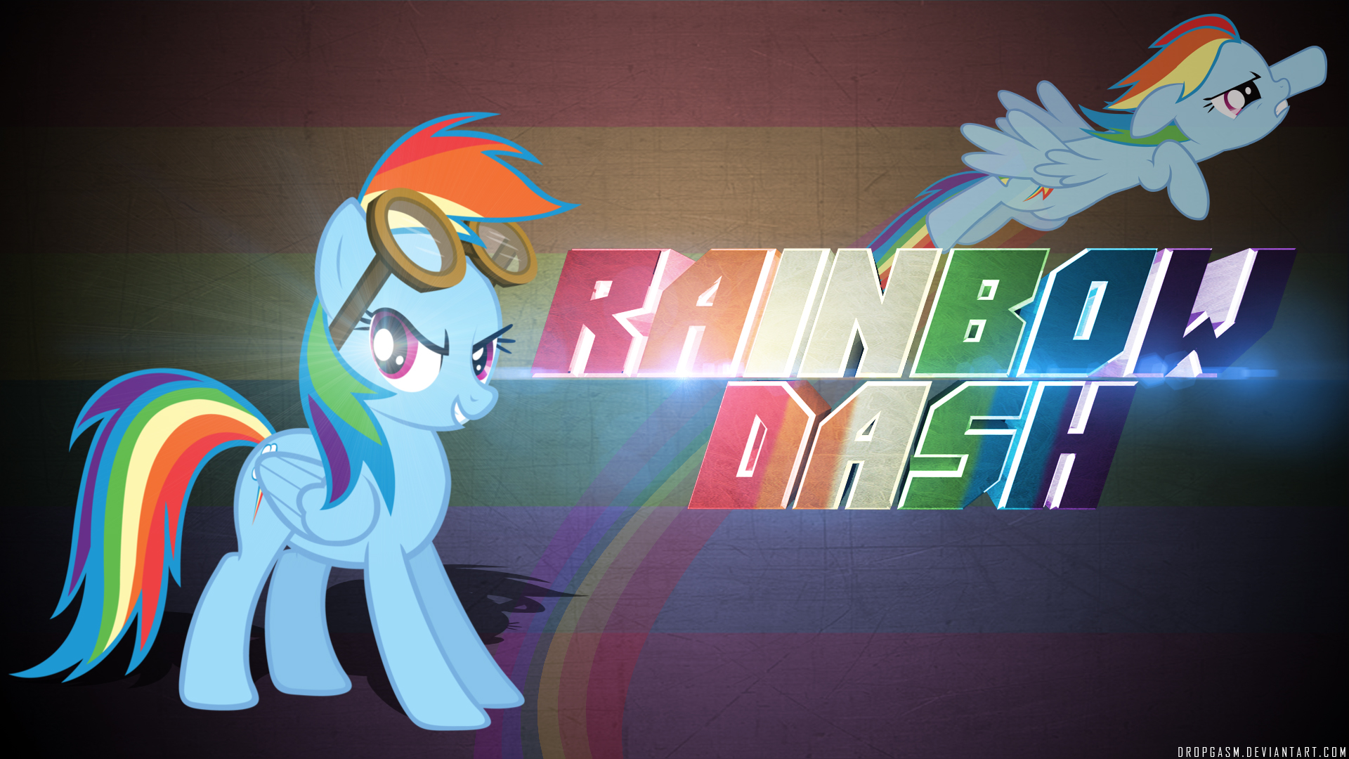 Rainbow Dash Wallpaper by Dropgasm