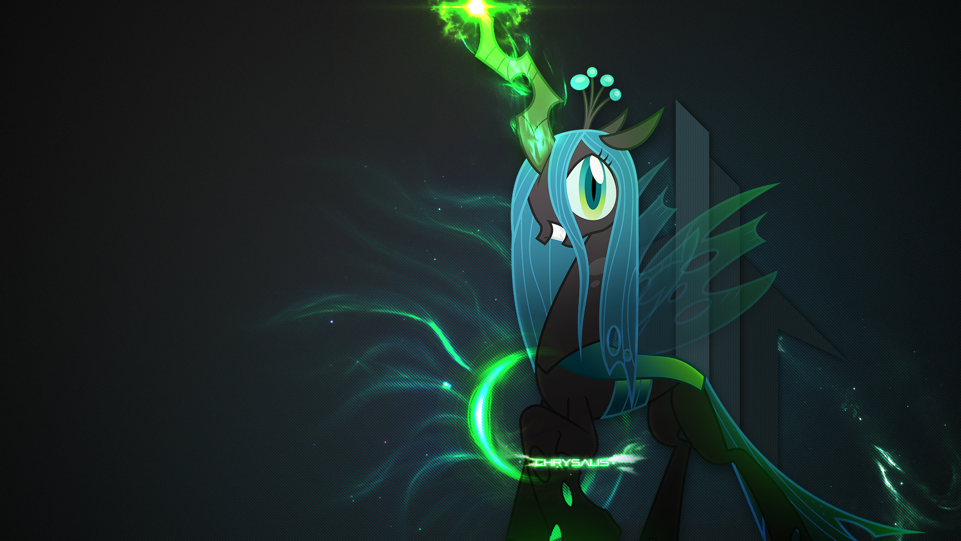 Queen Chrysalis Wallpaper by Moldypotato