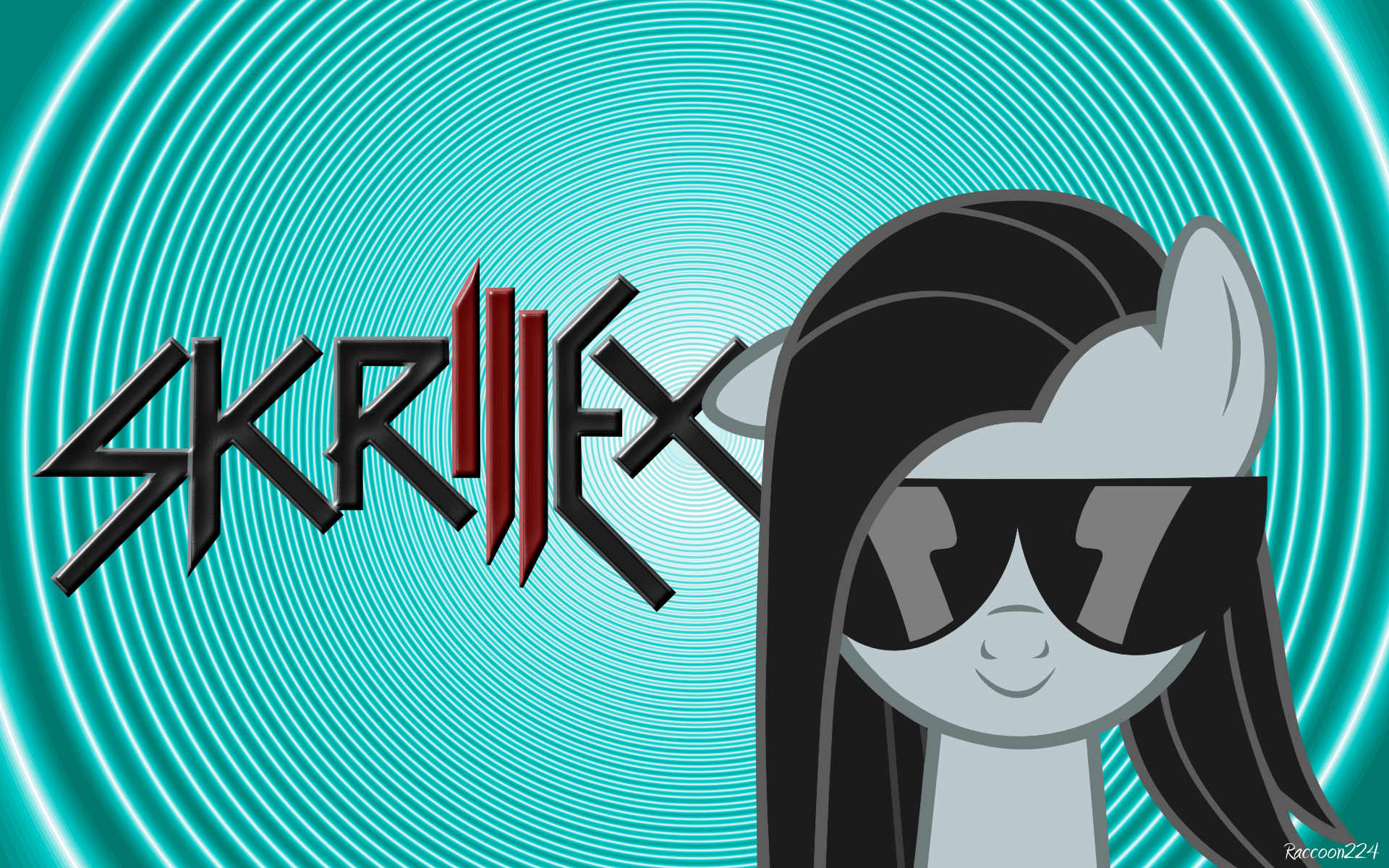 My Name is Skrillex - Pony Wallpaper by Raccoon224