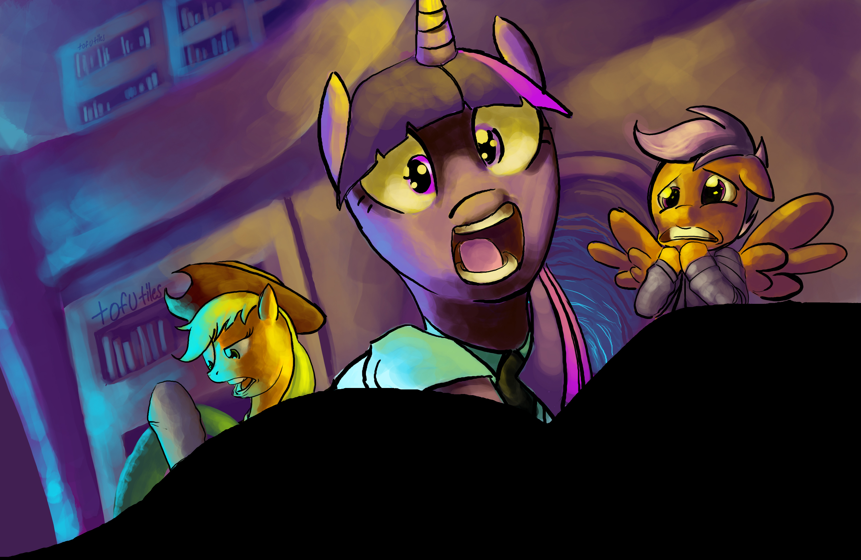 Equestrian Horror by tofutiles