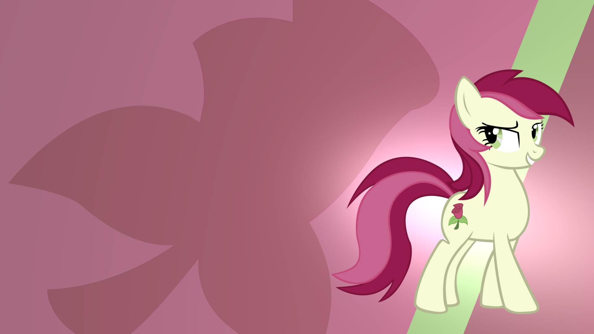 Roseluck Gradient Wallpaper by RDbrony16