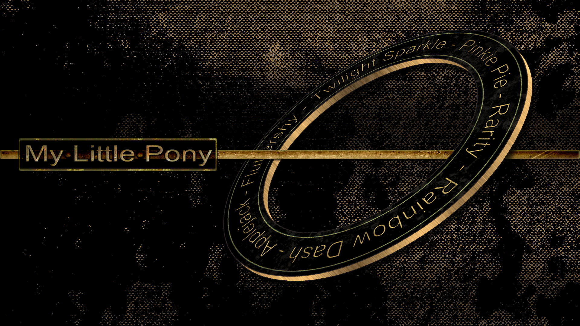My Little Pony- Mane6 - Rust Ring by pims1978