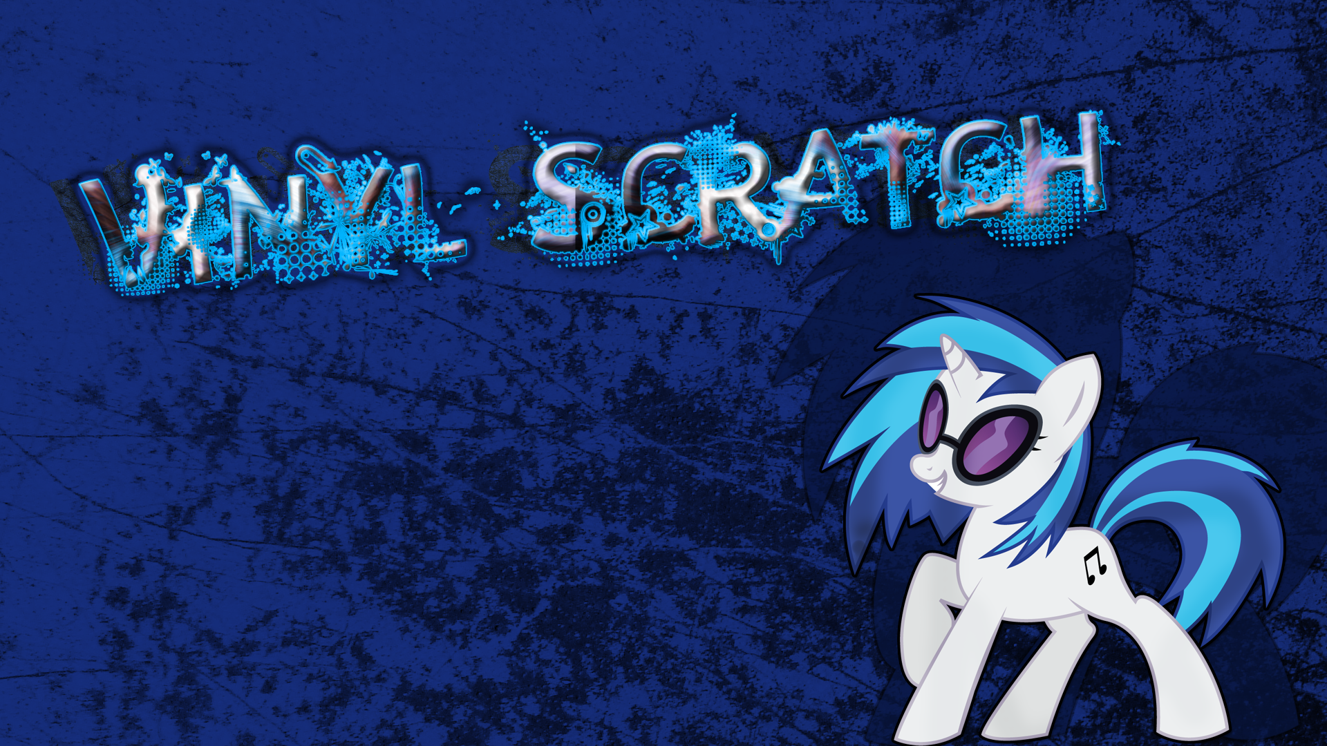 MLP:FiM Vinyl Scratch wallpaper by Apoljak