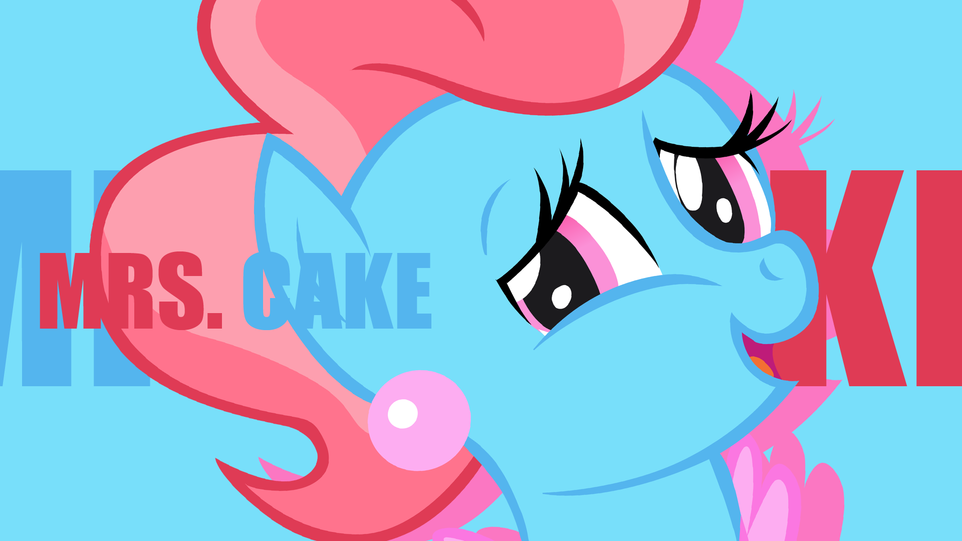 Pony Faces: Mrs. Cake by Xtrl