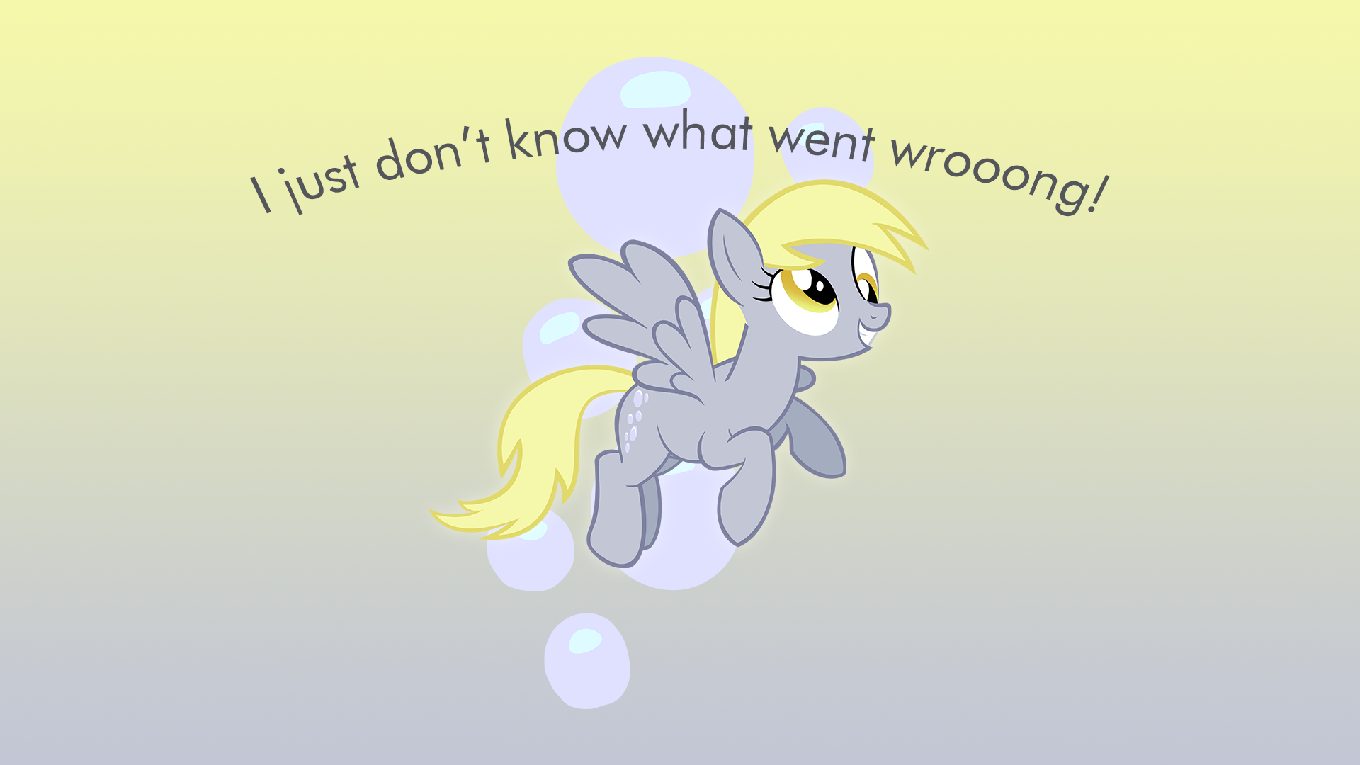 Derpy Doesn't Know What Went Wrong Wallpaper by apertureninja