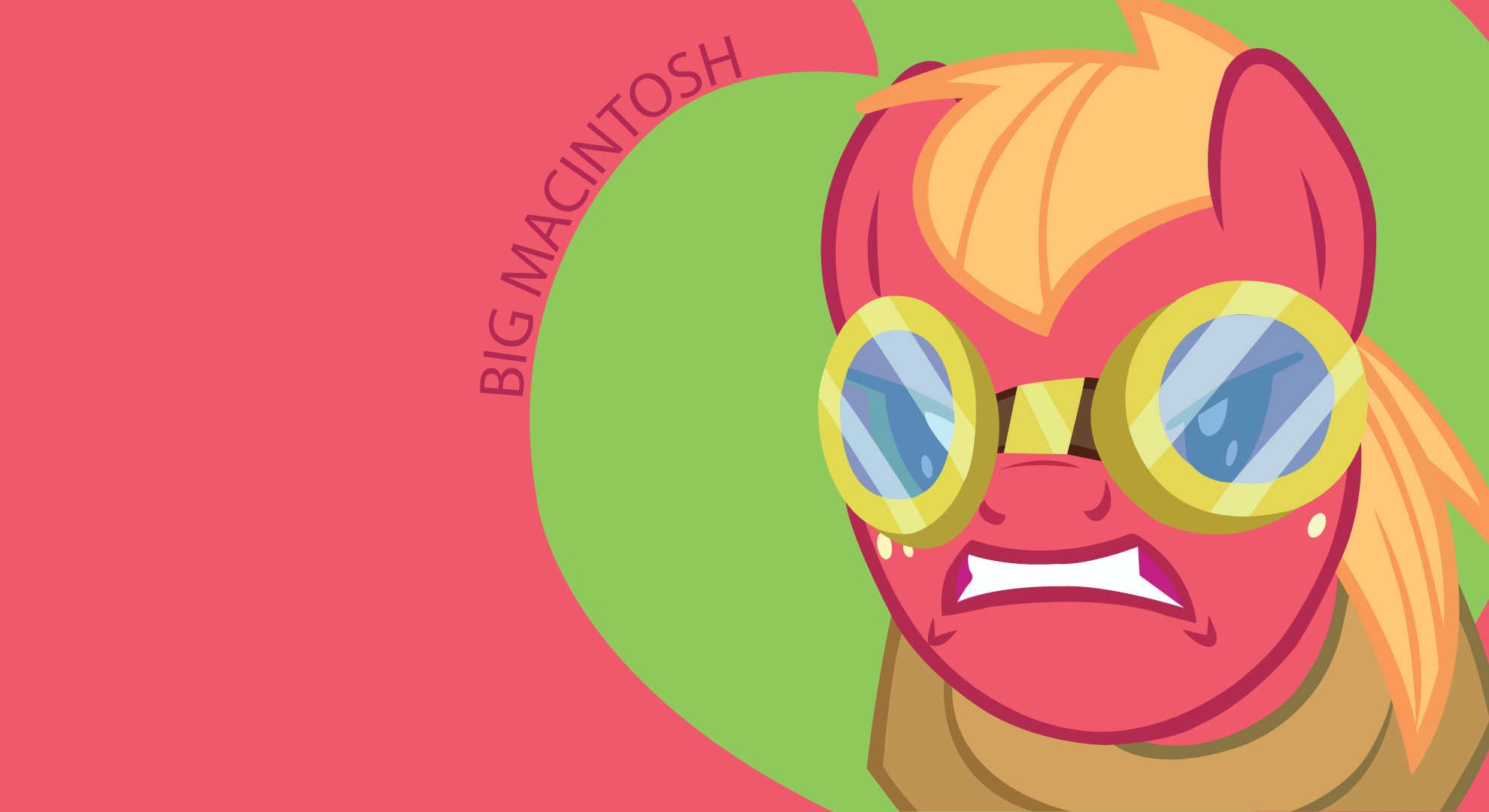 Big Macintosh Wallpaper by Goldfisk