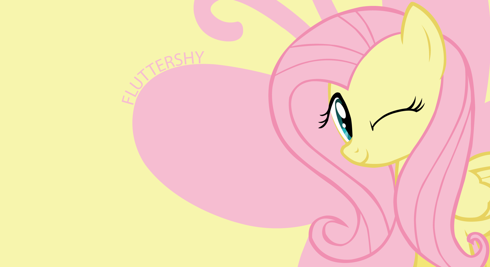 Fluttershy Wallpaper by Goldfisk