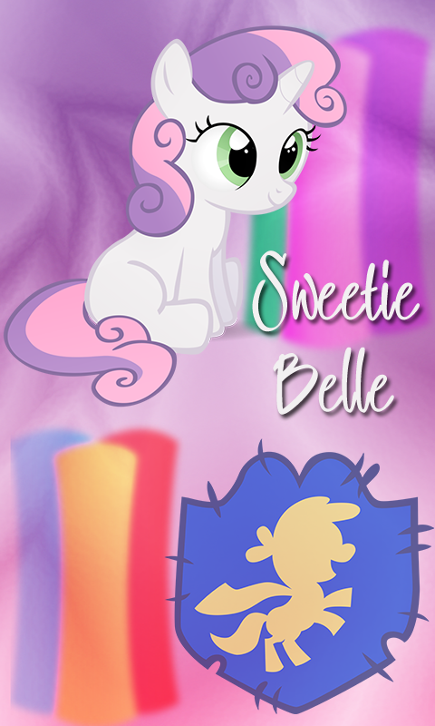 Sweetie Belle Win7 Phone WP by Tecknojock