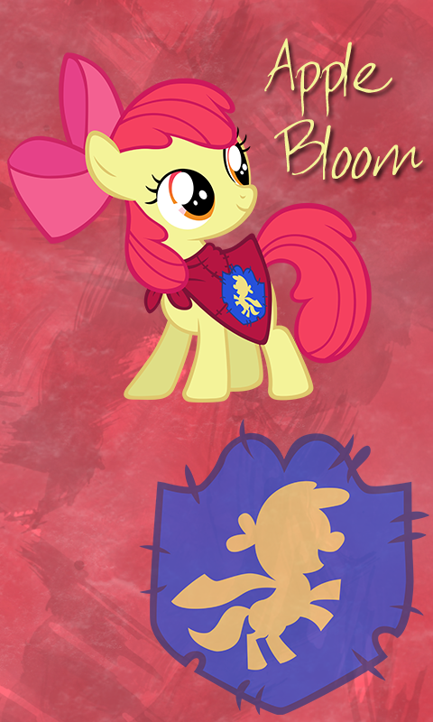 Apple Bloom Win7 Phone BG by Tecknojock