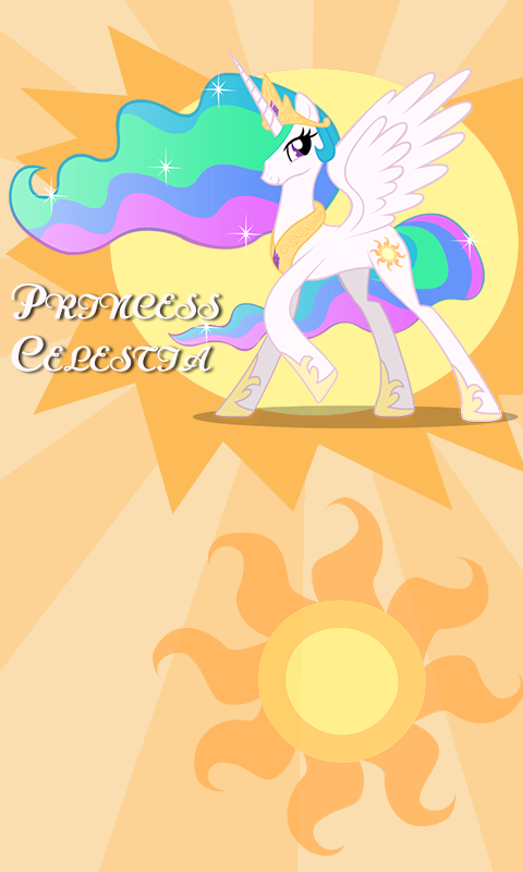 Celestia Win7Phone BG by Tecknojock