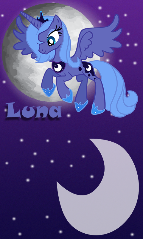 Luna Win 7 Phone BG by Tecknojock