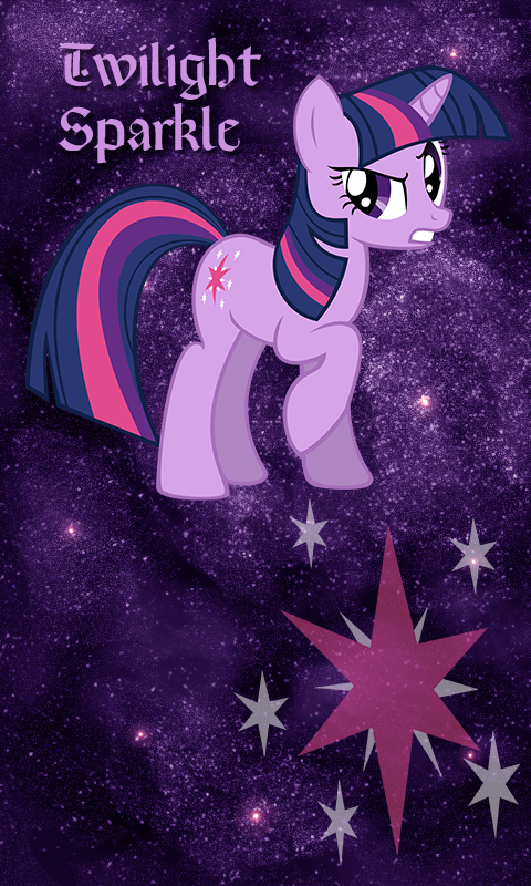 Twilight Sparkle Win7 Phone WP by Tecknojock