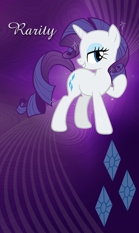 Rarity Win7 Phone Background by Tecknojock