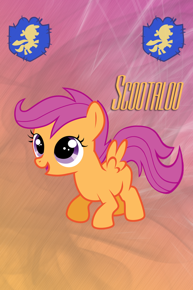 Scootaloo Iphone WP by Tecknojock