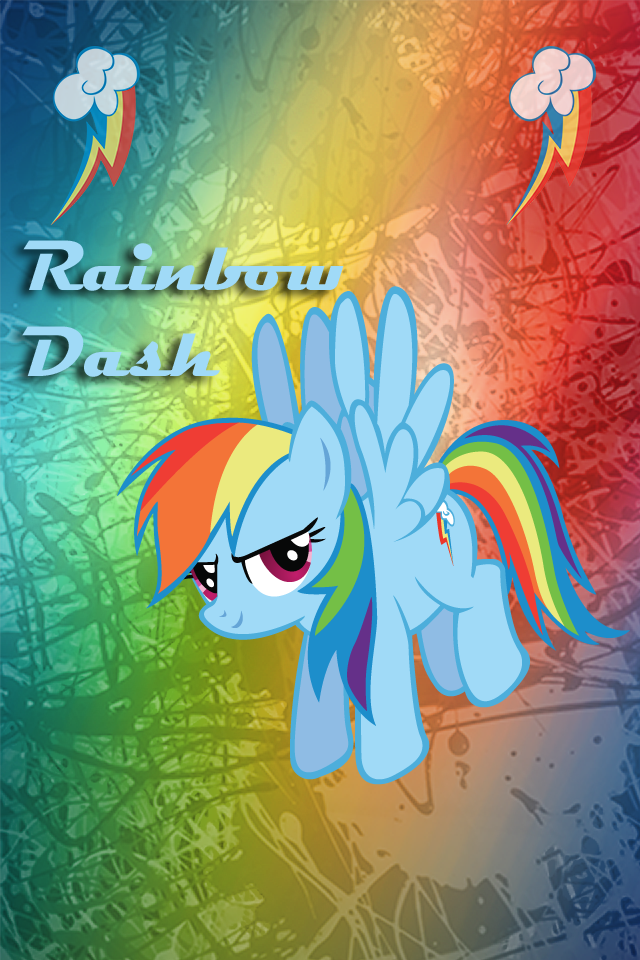 rainbow dash iphone wallpaper