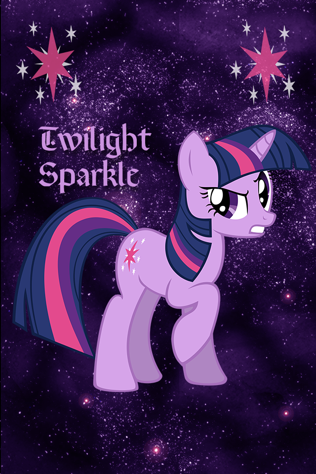 Twilight Sparkle Iphone WP by Tecknojock