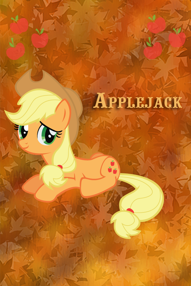 Applejack Iphone BG by Tecknojock