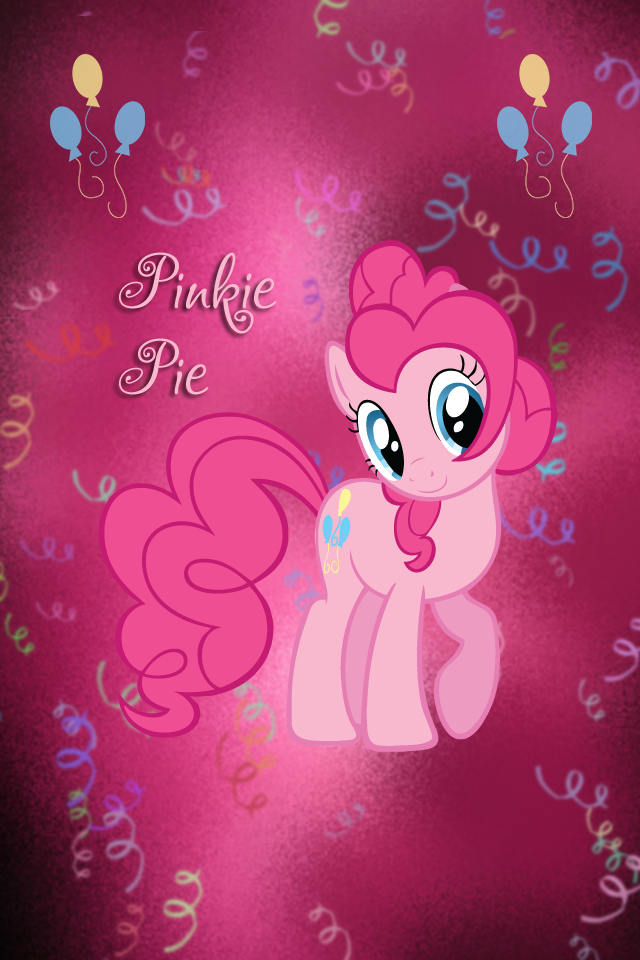 Pinkie Pie Iphone Bg By Tecknojock All Wallpapers My Little Wallpaper Wallpapers Are Magic