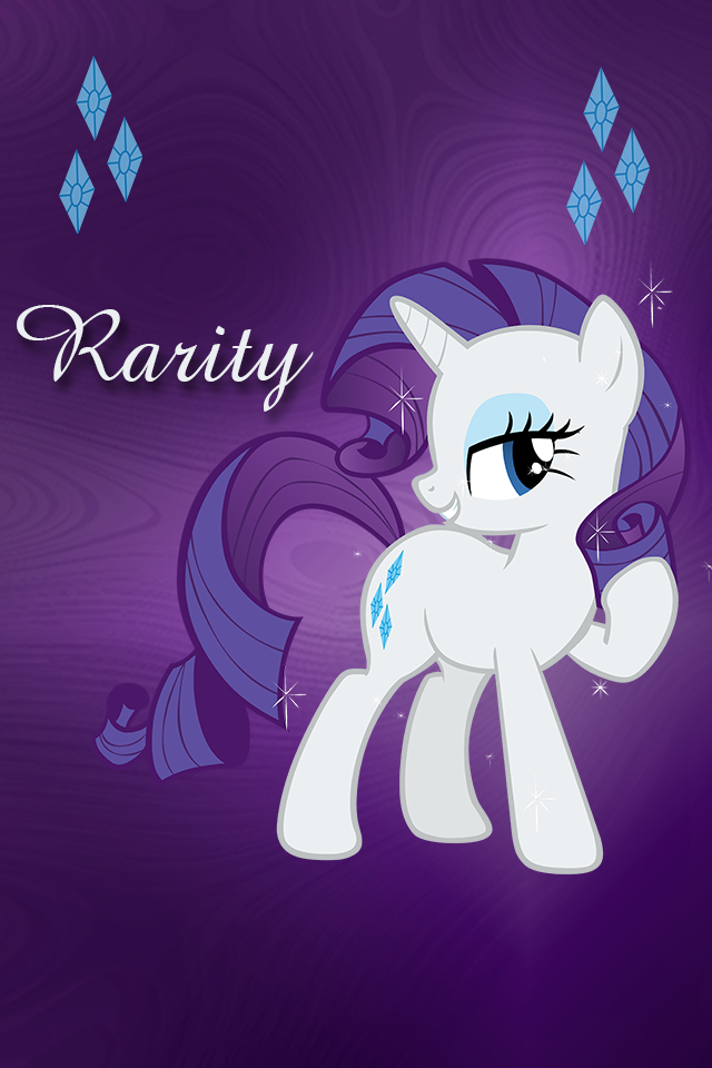 Rarity Iphone Background by Tecknojock