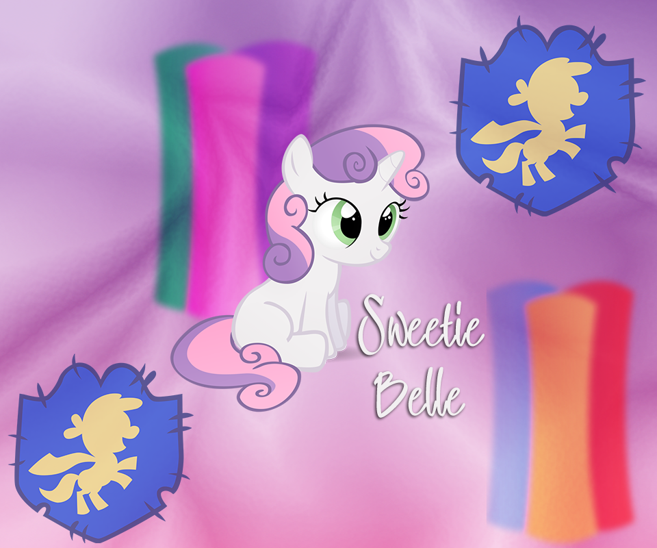 Sweetie Belle Android 960x800 WP by Tecknojock