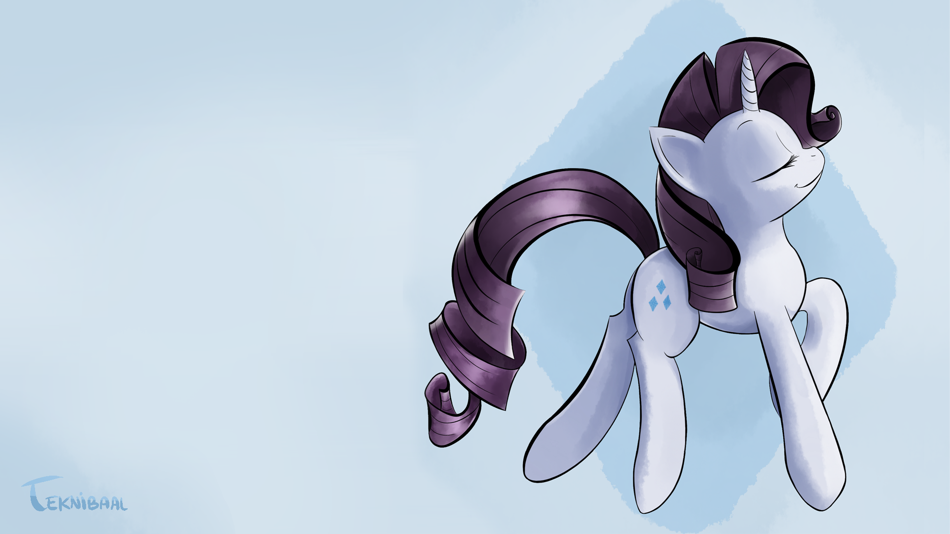 Rarity wallpaper by NinjaPony and Teknibaal