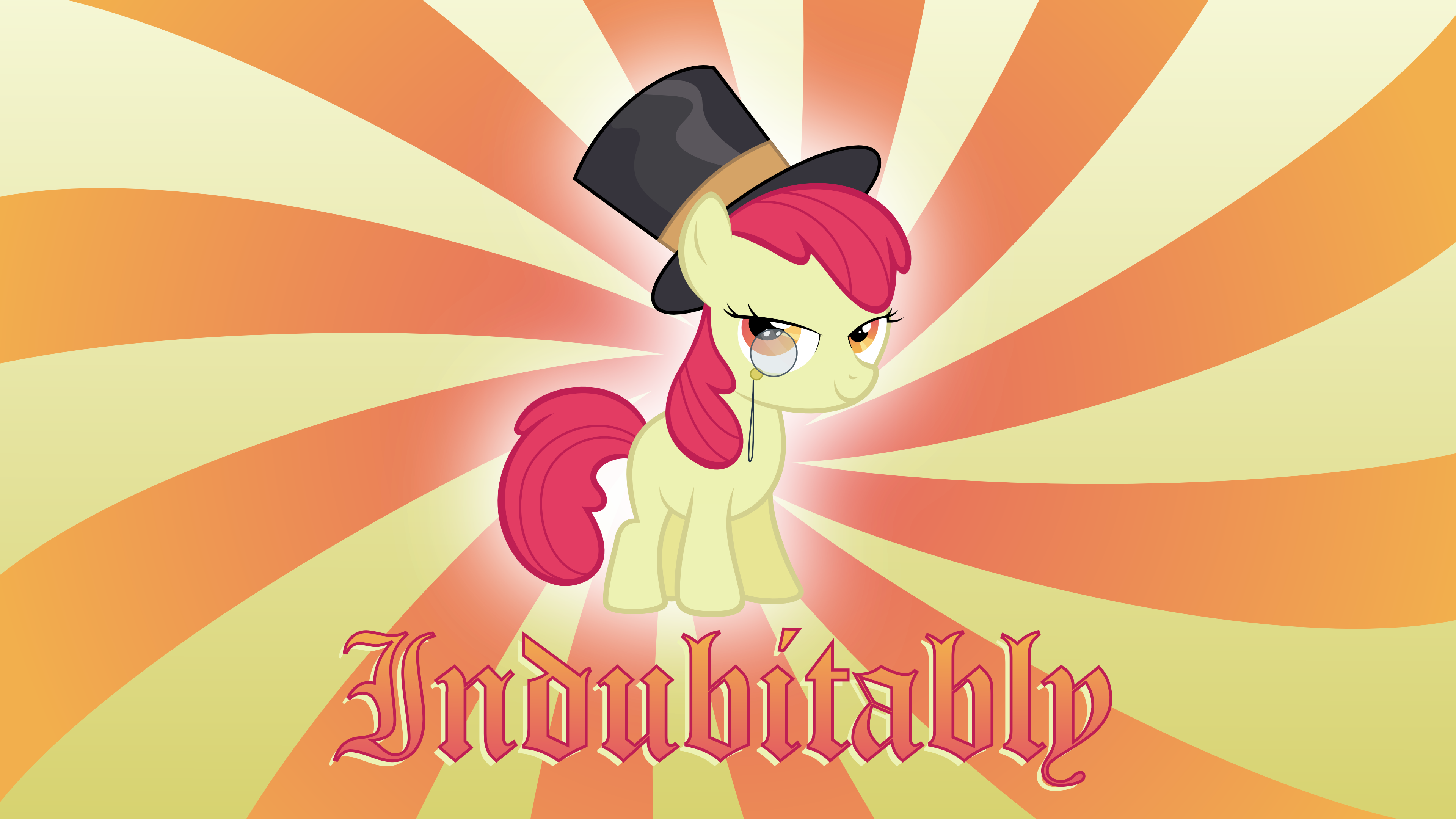 Apple Bloom indubitably wallpaper by BaumkuchenPony