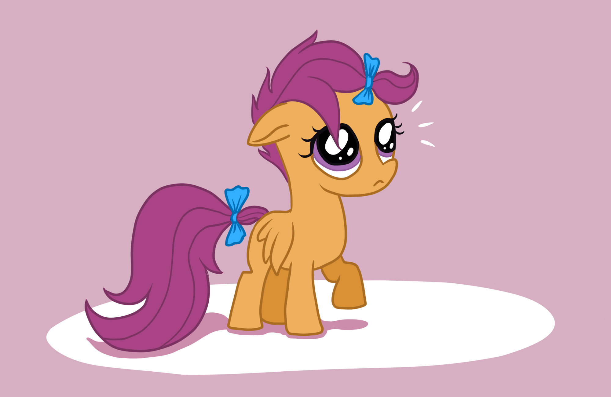 Surprised Scootaloo by alexmakovsky